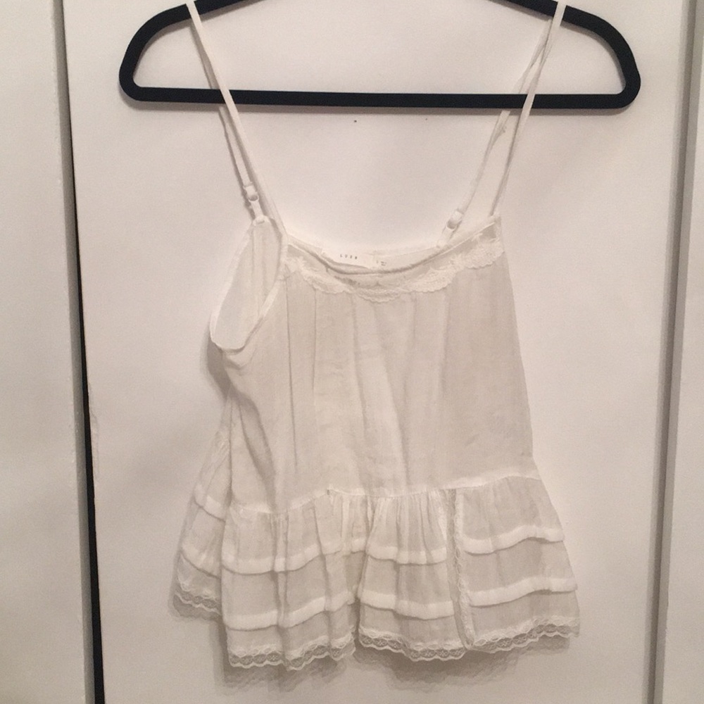 White tank top/blouse from lush